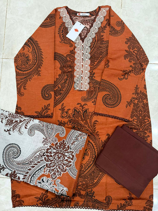KHAADI 03PC STITCH/ MILANO