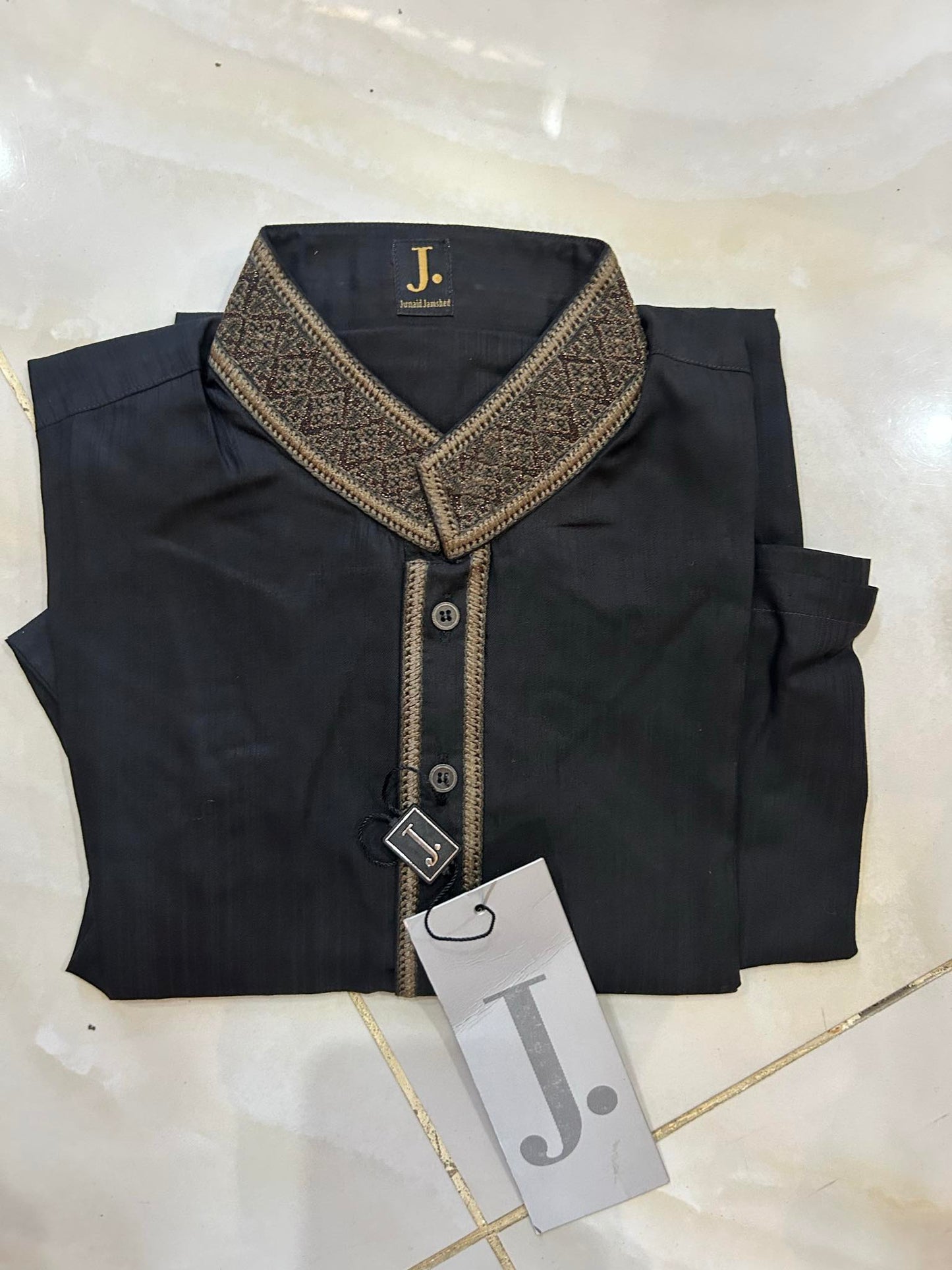 J. KIDS 01 PC STITCH KURTA / BLACK