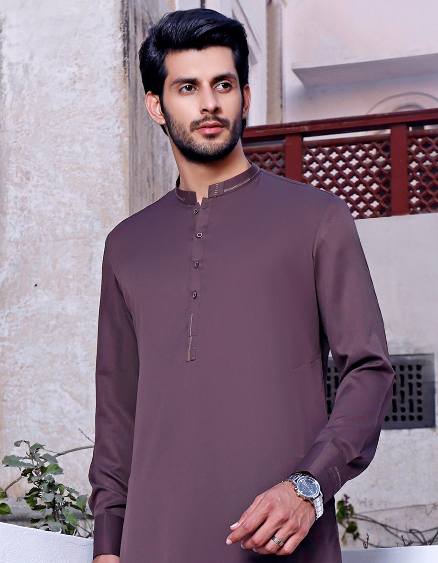 J. MENS KAMEEZ SALWAR/ BROWN