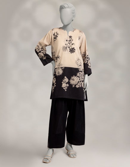 J. 01 PC STITCH KURTI / BEIGE -582