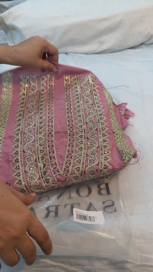 BONANZA SATRANGI 03PC UNSTITCH KORLI- 03