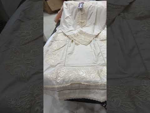 J. EMBROIDERED BEIGE 02PC SHIRT/DUPATTA BEIGE 5128S