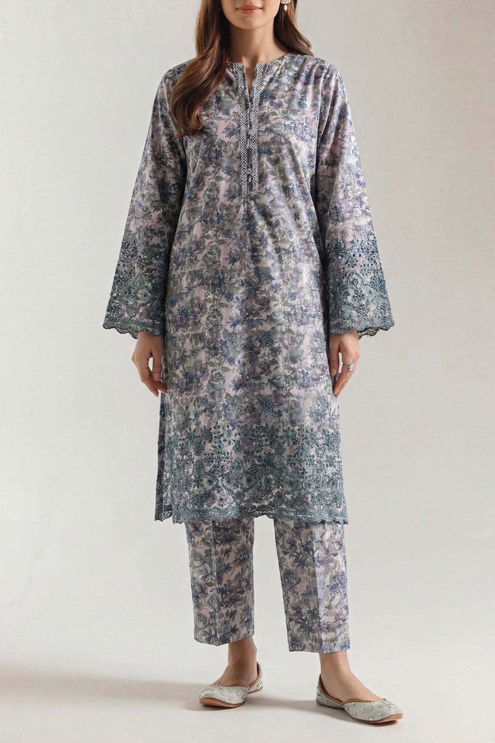 SAYA 02PC STITCH S+T/BLUE-2635