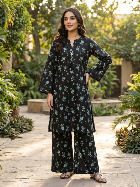 KHAADI 02PC STITCH FANCY HAND EMBELISHED SUIT lawn