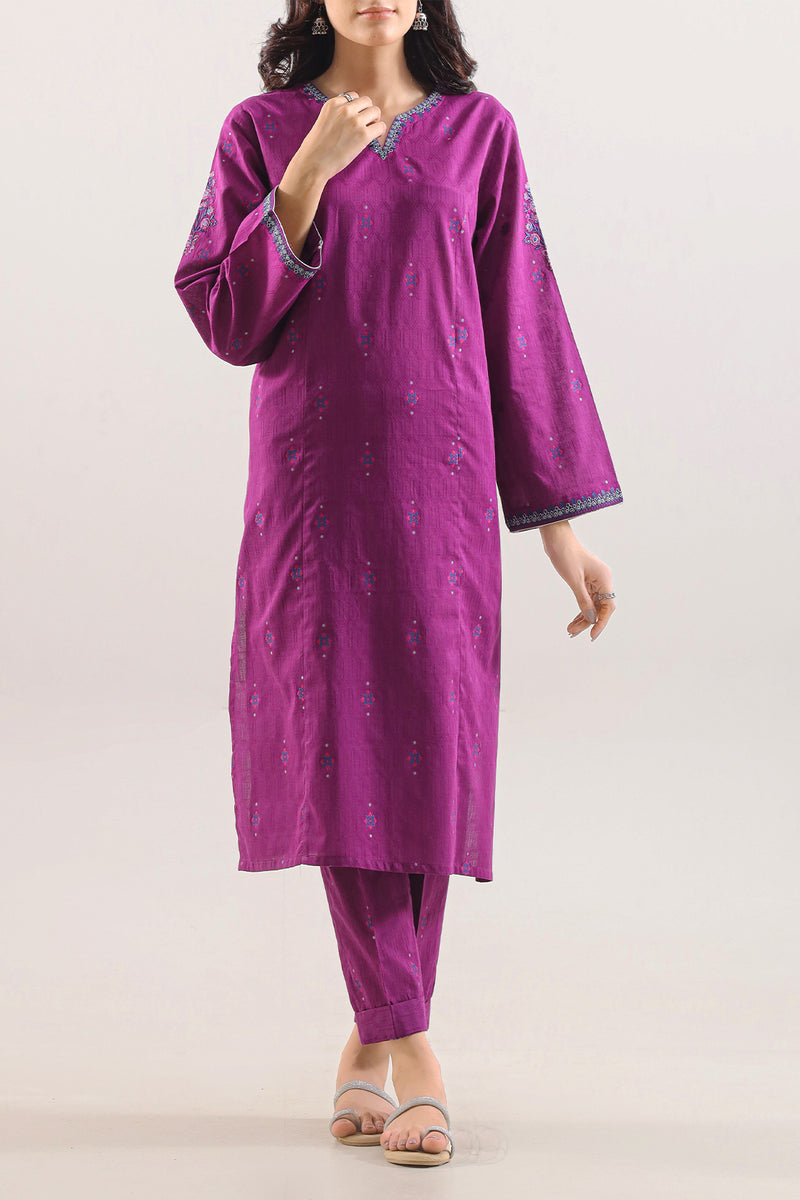 SAYA 02 PC STITCH SUIT / PURPLE -981
