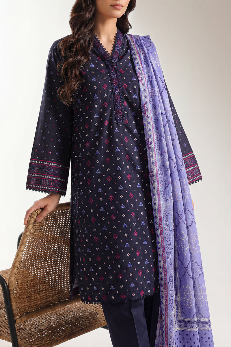 SAYA 03 PC STITCH SUIT / NAVY BLUE -755