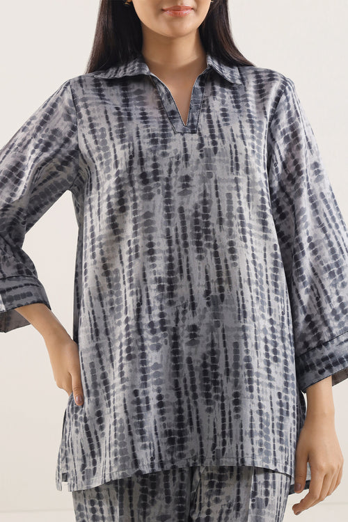 SAYA 02 PC STITCH SUIT / MULTI BLACK