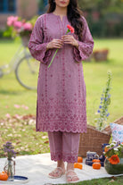 SAYA 02 PC STITCH SHIRT TROUSER / BROWN
