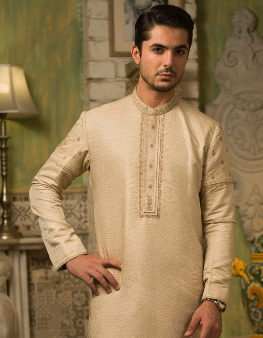 J.KURTA-STITCH/SPECIALKURTA-BEIGE