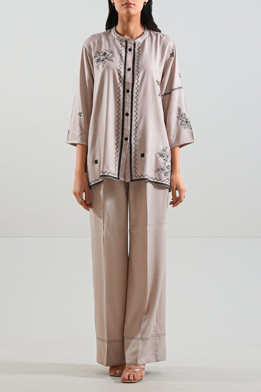 SAYA 02 PC STITCH SUIT / PALE CORAL