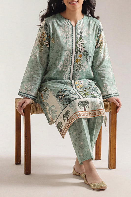 saya 02 pc stitch suit / grreen -2543