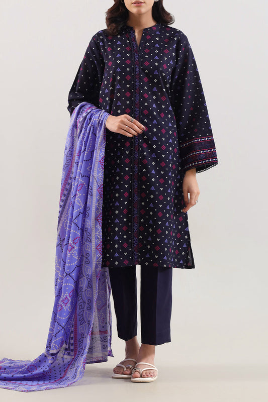 saya 03 pc stitch suit / black -753
