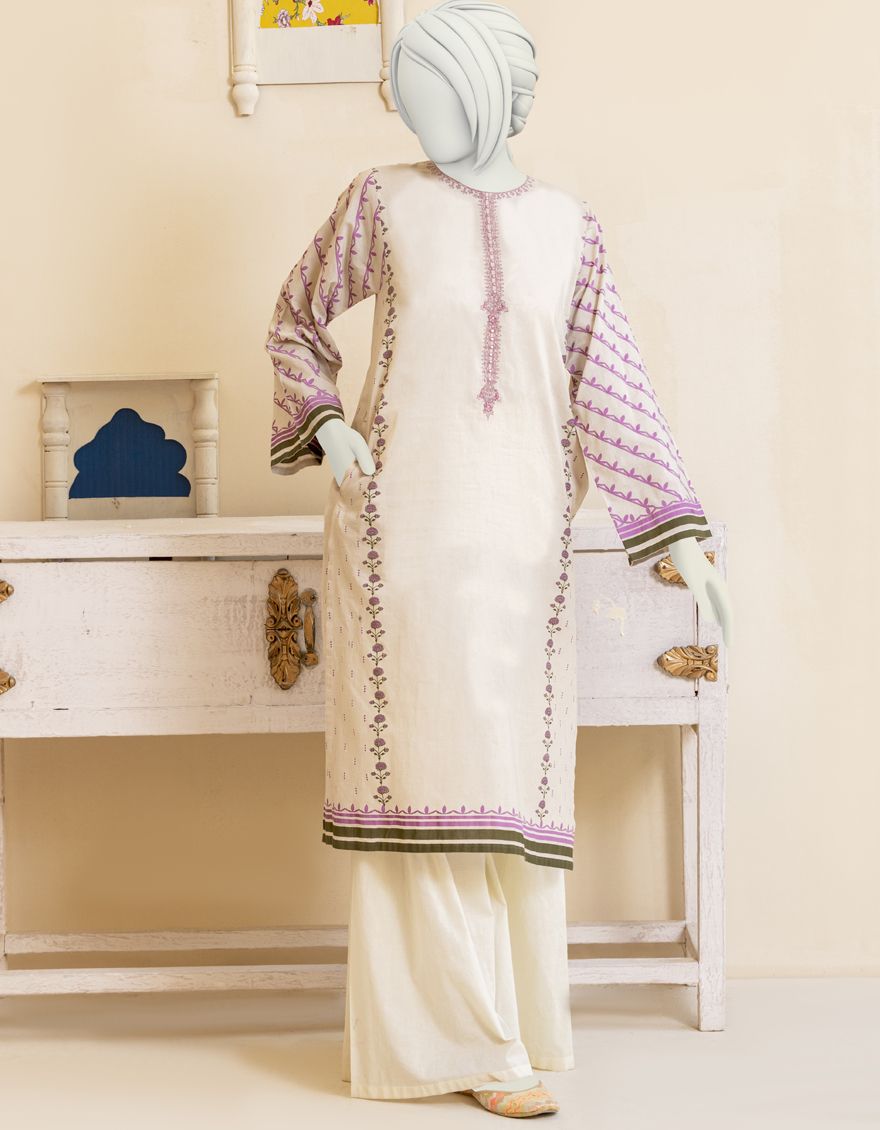 j. teens 01 pc stitch kurti / beige